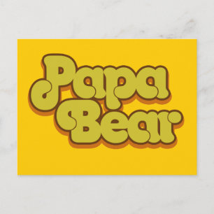 Papa Bear Postkarte