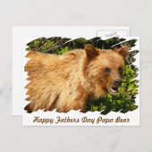 Papa Bear Postkarte (Vorne/Hinten)