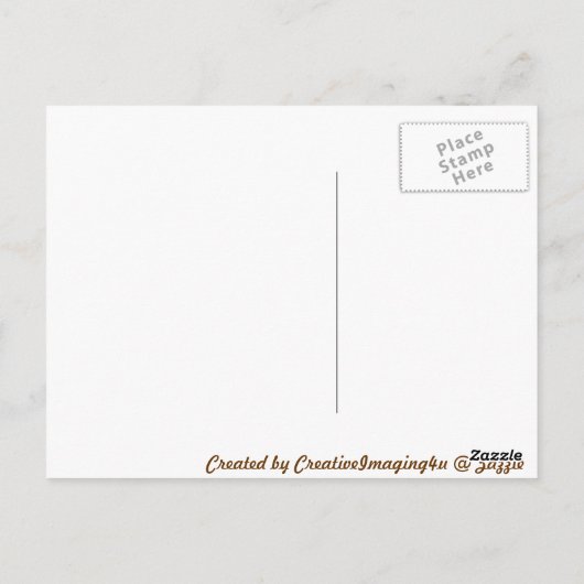 Papa Bear Postkarte (Rückseite)