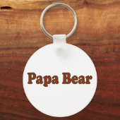 Papa Bear Schlüsselanhänger (Vorderseite)