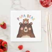 Papa Bear Serviette (Beispiel)