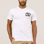 Papa Bear Silhouette.Black T-Shirt (Vorderseite)