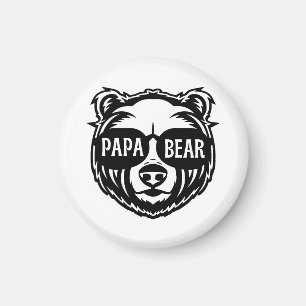 Papa Bear Sonnenbrille Vatertag Magnet