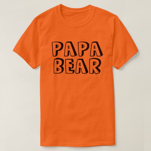 PAPA BEAR T-Shirt (Design vorne)