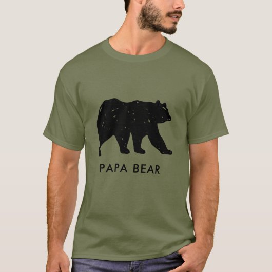 PAPA BEAR T - SHIRT (Vorderseite)