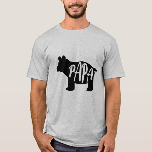 Papa Bear T-Shirt (Vorderseite)