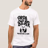 Papa Bear T-Shirt – Protector & Guide | Cute Panda (Vorderseite)