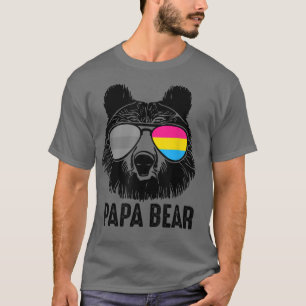 Papa Bear Tragen einer Coolen Sonnenbrille Panseua T-Shirt