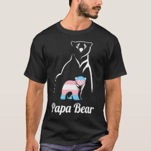 Papa Bear Transgender Vater Trans Child LGBT Trans T-Shirt