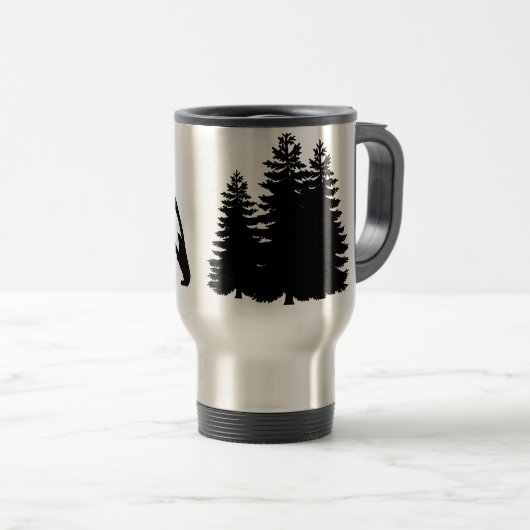 Papa Bear Travel Mug Reisebecher (VorderseiteRechts)