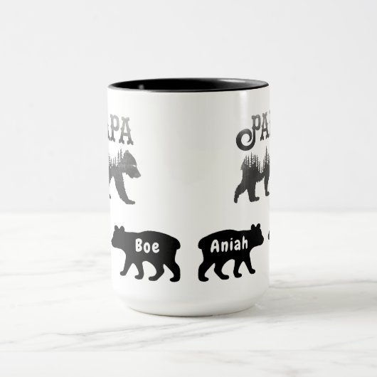 Papa Bear und Cubs Tasse (Zentrum)
