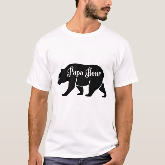 Papa Bear - Vater T-Shirt (Vorderseite)