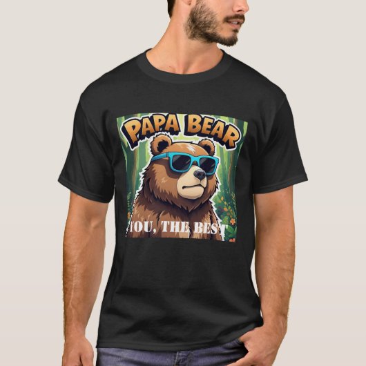 PAPA BEAR VATER'DAY CUSTOM T-Shirt (Vorderseite)