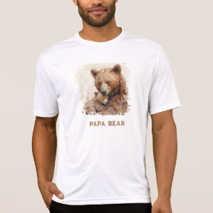 *~* PAPA BEAR Vatertag Geschenk Cub Art AP86 T-Shirt