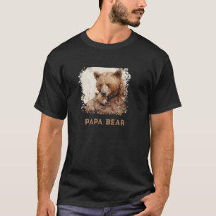 *~* PAPA BEAR Vatertag Geschenke Cub Art AP86 T-Shirt