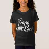 Papa Bear Vatertag T-Shirt (Vorderseite)