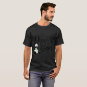 Papa Bear Vegan Panda Family T-Shirt (Vorne ganz)