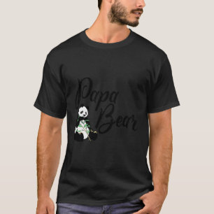 Papa Bear Vegan Panda Family T-Shirt