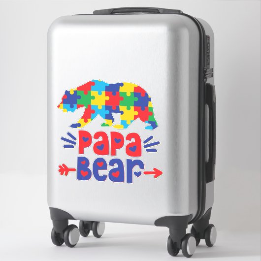 Papa Bear Vinyl Sticker (Koffer)