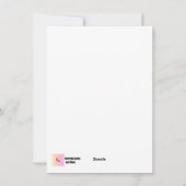 Papa Bear Weihnachtskarte Feiertagskarte (Rückseite)