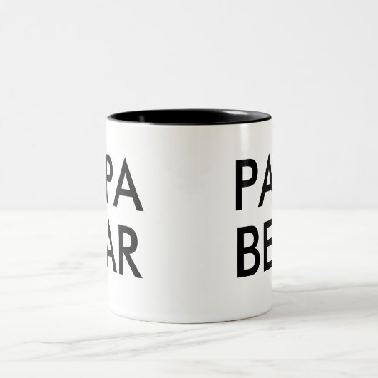 Papa Bear | Witziger Spaß Tasse (Mittel)