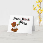 Papa Beer Karte (Gelbe Blume)