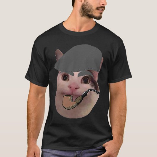 Papa Beluga Katze T-Shirt (Vorderseite)