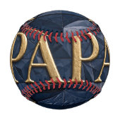 PAPA - Bester Baseball-Vater Aller Zeiten Baseball (Rückseite)