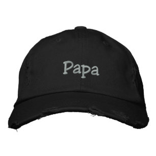 Papa bestickte Hülle Baseballkappe