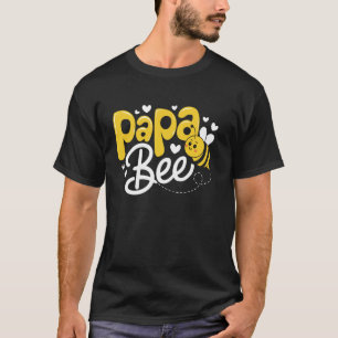 Papa Biene Familienpassende Imker Papa Daddy Biene T-Shirt