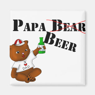 Papa-Bier-Magnet Magnet