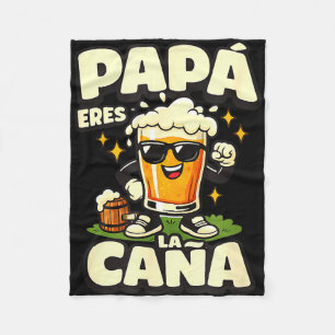 Papa bist du der Hammer lustiges spanisches Bier V Fleecedecke