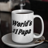 Papa Black Halbtext Riesenkaffee Tasse