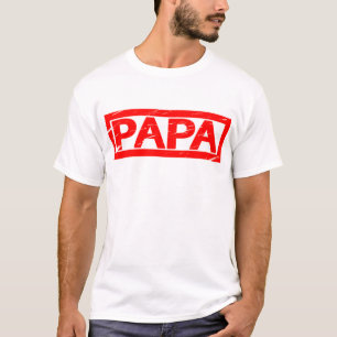 Papa-Briefmarke T-Shirt