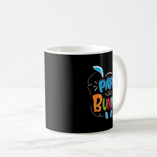 Papa Bunny Premium Tri-blend  Kaffeetasse (VorderseiteRechts)