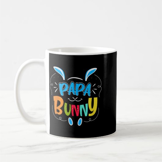 Papa Bunny Premium Tri-blend Kaffeetasse (Links)