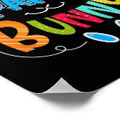 Papa Bunny Premium Tri-blend  Poster (Ecke)