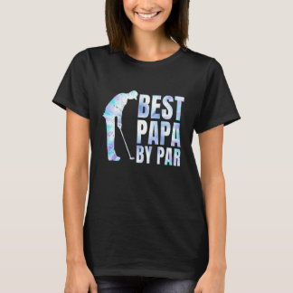 Papa By Par Gefärbte Krawatte Vatertag Golf Grand T-Shirt