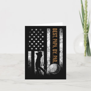 Papa By Par Golfing Gifts Papa Vatertag G Karte
