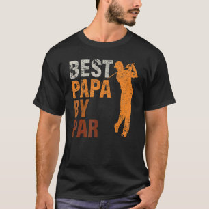 Papa By Par Vatertag Golf Opa T-Shirt