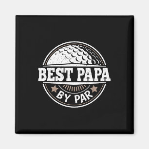 Papa By Par Vintage Golfspieler Daddy Dad Vatertag Magnet
