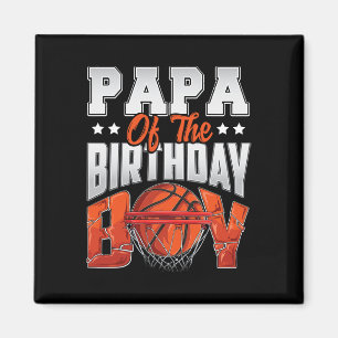 Papa Bysketbyll Birthday Boy Family Byller B-Tag P Magnet