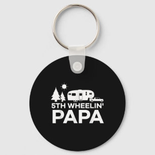 Papa Camping 5th-Wheel-Wohnwagen RV-Urlaub Geschen Schlüsselanhänger