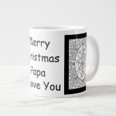 Papa Christmas Jumbo Tasse (Vorderseite Rechts)