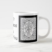 Papa Christmas Jumbo Tasse (Rechts)