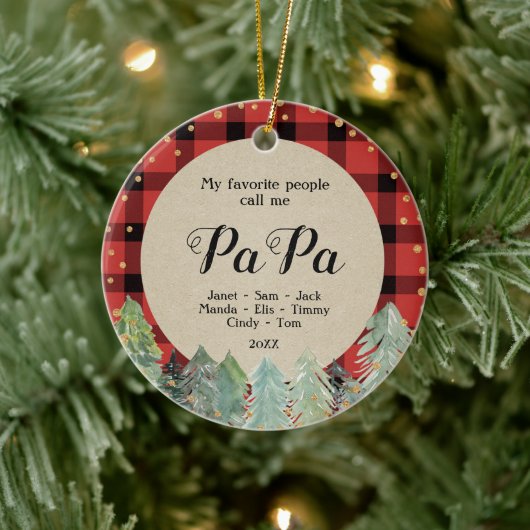 Papa Christmas Ornament (Baum)