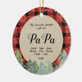 Papa Christmas Ornament (Links)