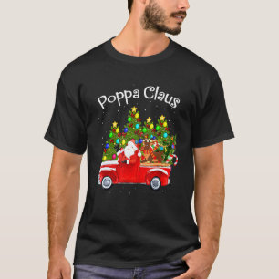 Papa Claus Auto Weihnachtsmann Pickup Rentier Weih T-Shirt