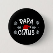 Papa Claus Christmas Button (Vorderseite)