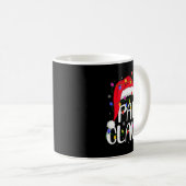 Papa Claus Christmas Family Matching Dad Daddy Xma Kaffeetasse (VorderseiteRechts)